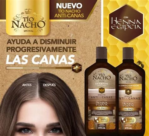 Champu Acondicionador Tio Nacho Anti Canas Anticaida Ml Mercadolibre