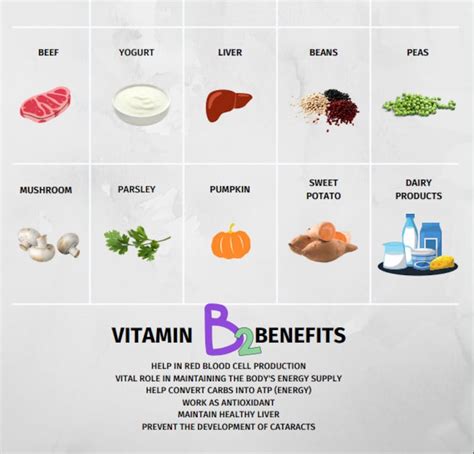 Vitamin Foods Reference Chart Printable Instant Download For A