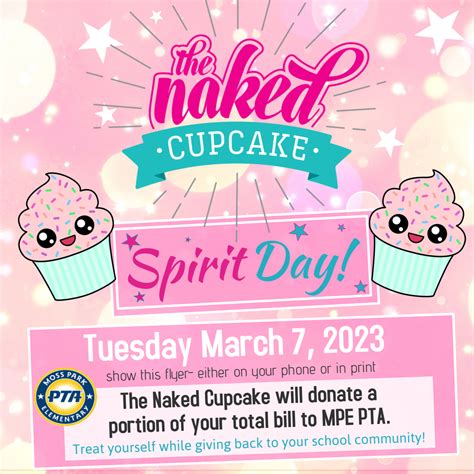 The Naked Cupcake Spirit Night