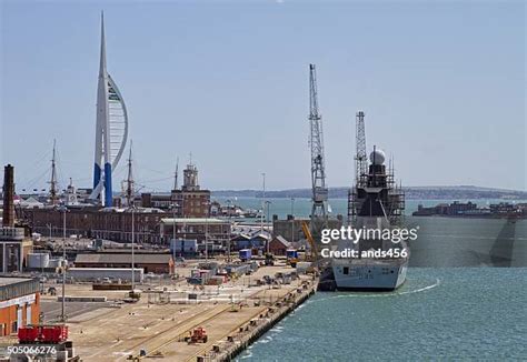 114 Portsmouth Harbour And Royal Navy Dockyard Stock Photos, High-Res ...