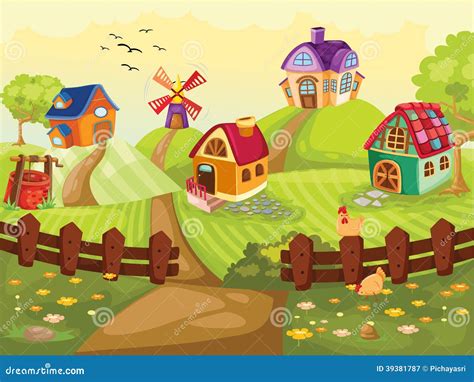 Small Village Clipart