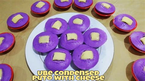 UBE CONDENSED MILK PUTO WITH CHEESE Kitchent Time With Anna YouTube