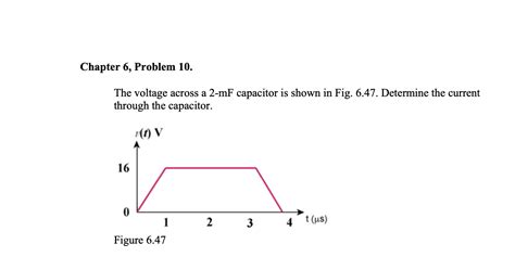 Solved Chapter Problem The Voltage Across A Mf Chegg