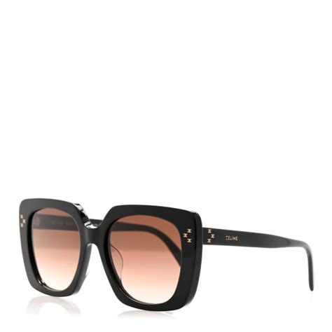 Celine Acetate Sunglasses Cl40218u Black 1388111 Fashionphile