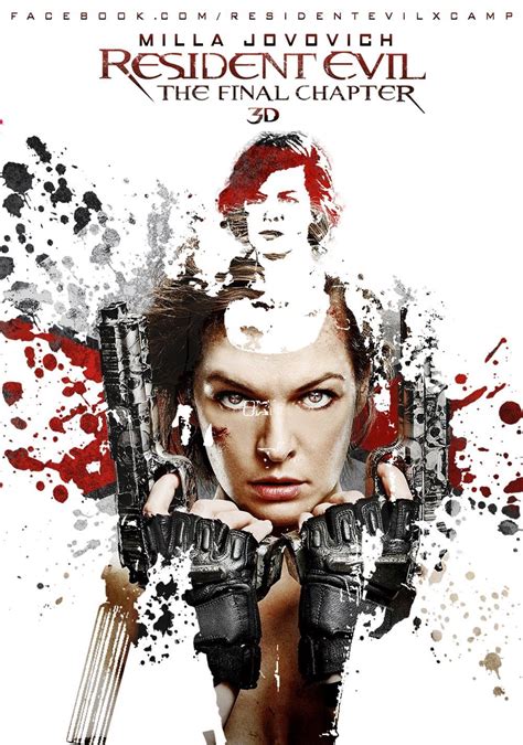 Fan Made Poster For Resident Evil The Final Chapter Alice Milla