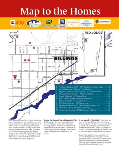 2020 Parade Of Homes Map