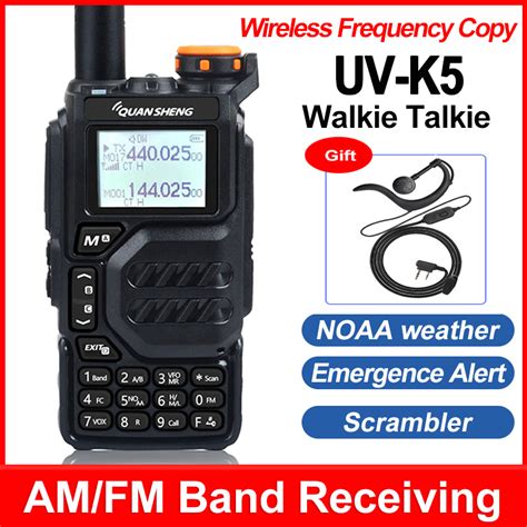 Pcs Quansheng Walkie Talkie Uhf Vhf Uv K Mhz Air Band Dtmf