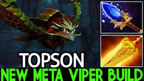 TOPSON Viper New Meta Build Scepter Radiance Dota 2 YouTube