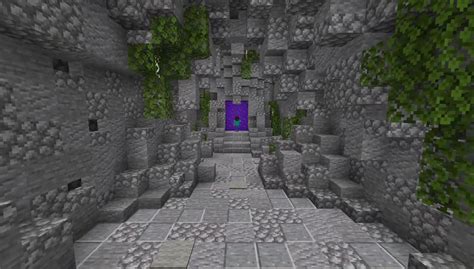 Lets Explore The Nether Cave Nether Portal Room Design Rminecraft