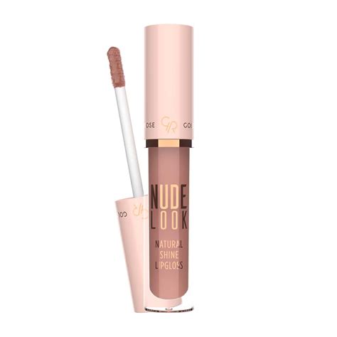 Golden Rose Nude Look Natural Shine Lipgloss Pinky Nude Ml