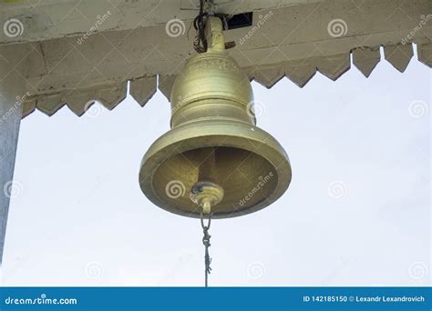 Ringing Bell at the Buddhist Temple Stock Photo - Image of history ...