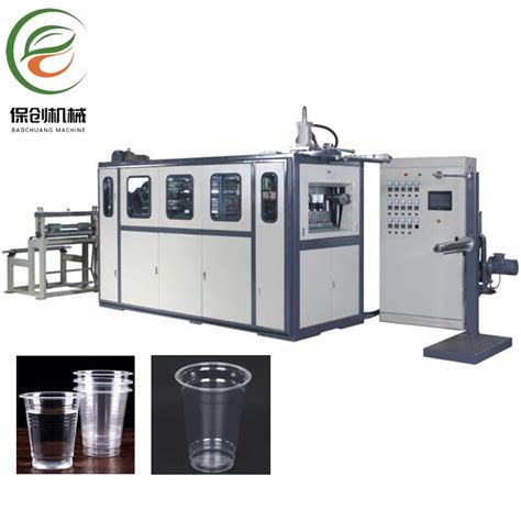 Common Rail Cam Vacuum Forming Machine For Making Disposable Plastic