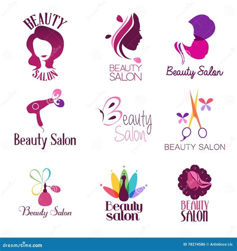 Logotipos De Salones De Belleza Theneave