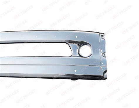 Qsc Front Center Chrome Steel Replacement Bumper For Freightliner Columbia