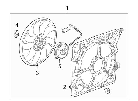 Cadillac SRX Engine Cooling Fan Assembly 25931645 GM Parts