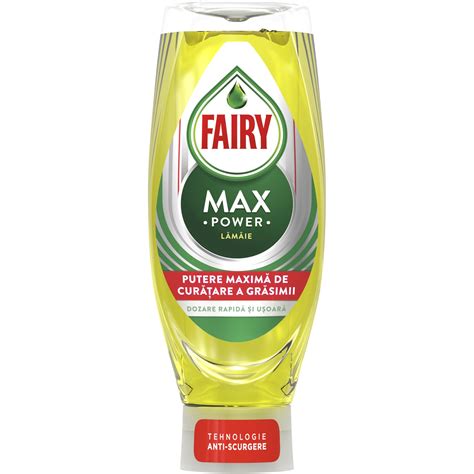 Detergent De Vase Fairy MaxPower Lemon 650 Ml EMAG Ro