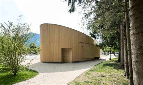 Elliptical Music Pavilion In Austria Is Made From Locally Sourced