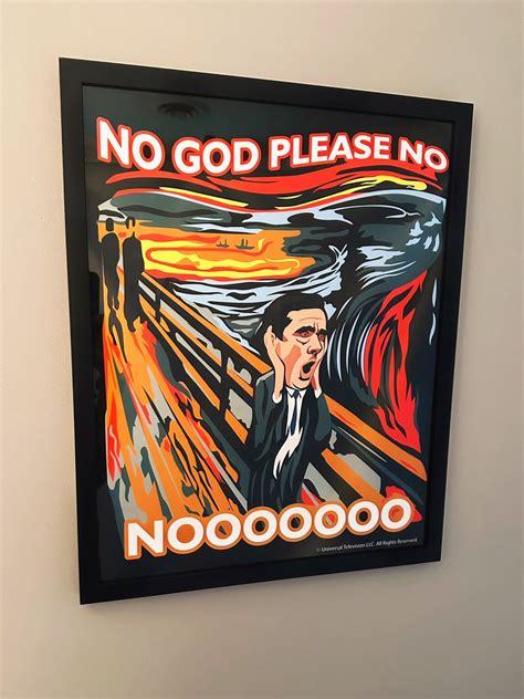 Michael Scott Nooo Scream Poster Posters Motivational Posters The