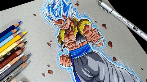 Gogeta Drawing : Drawing gogeta super saiyan from the new dragon ball ...