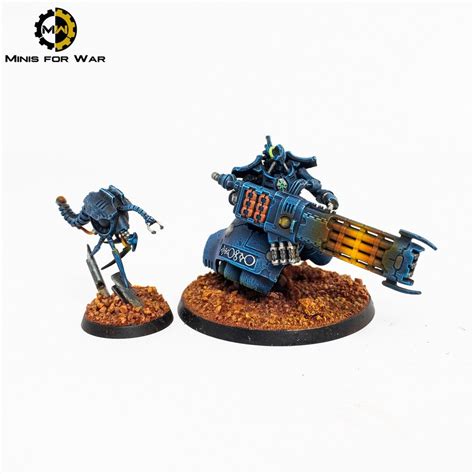 40k Blue Necron Army Minis For War Painting Studio