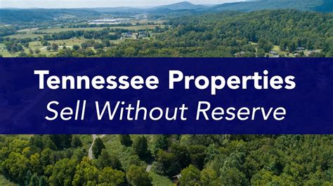 Tennessee Properties Sell Without Reserve - YouTube