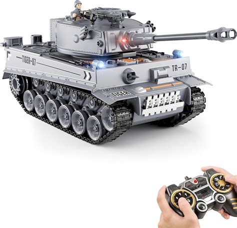 Supdex Tanque RC modelo de tanque a escala 118 tanque de tigre alemán