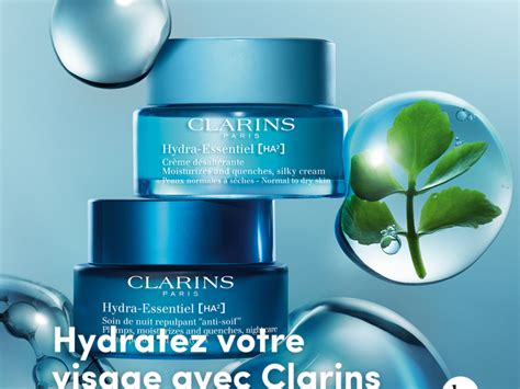 Ajoutez à votre routine la gamme Hydra Essentiel de Clarins pour une