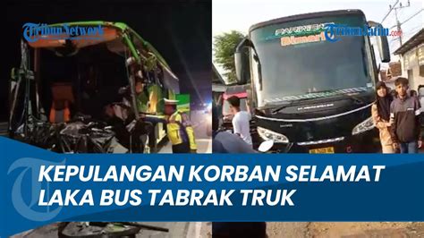 Kepulangan Korban Selamat Kecelakaan Bus Rombongan Study Tour SMP PGRI