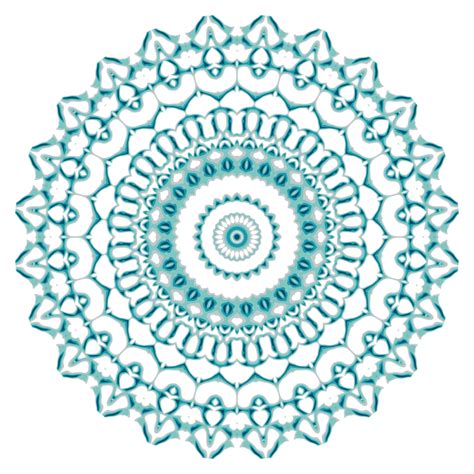 Circular Pattern In The Form Of A Mandala Png