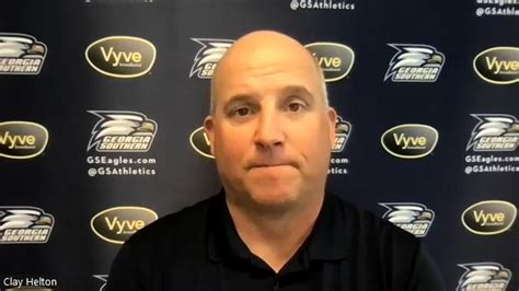 Georgia Southern coach Clay Helton on their nationally-ranked offense