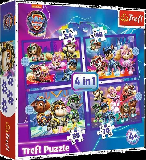 Puzzle 4in1 Paw Patrol The Mighty Movie 2023 1 39 Pieces Puzzle