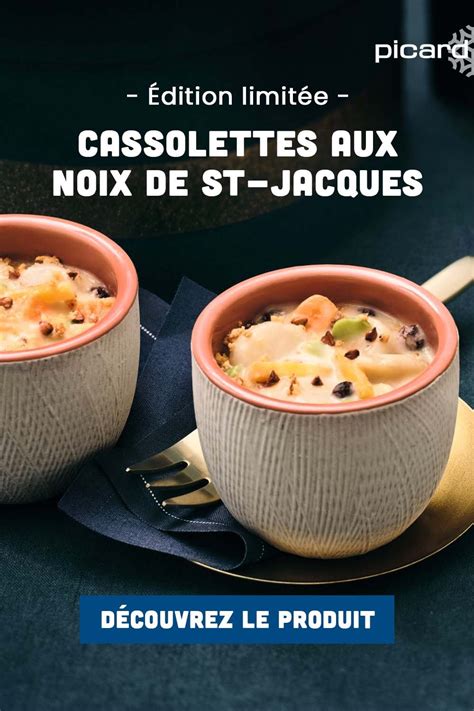 2 Cassolettes Noix De St Jacques Légumes Glacés Noix De St Jacques