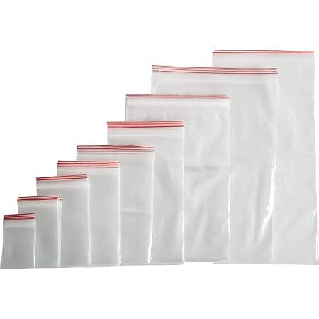 Assortiment De Sachets Plastique Fermeture Zip Set De Tailles