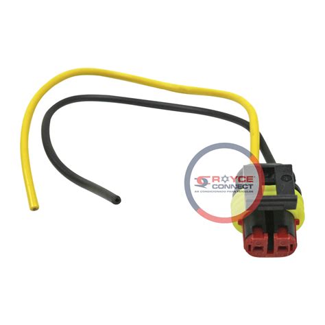 Chicote Conector 2 Vias Magnético Compressor CVC Denso Delphi Mahle