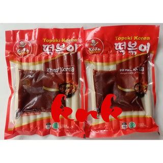 Jual Toppoki Tteokbokki Makanan Lezat Halal Ala Korea Gr