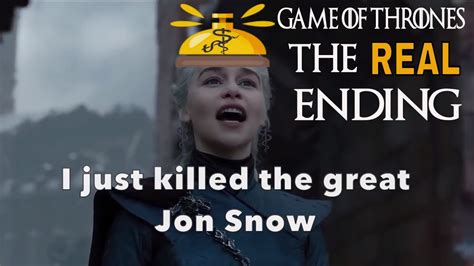 Game Of Thrones Finale Alternate Ending Daenerys Kills Jon Snow