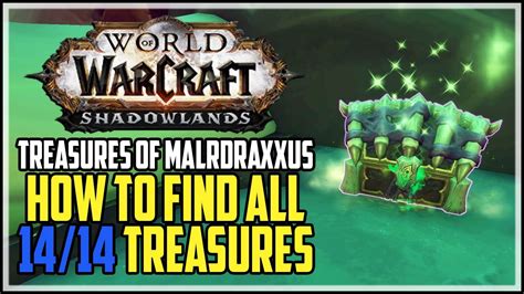 All Treasures Of Maldraxxus Wow Shadowlands Youtube