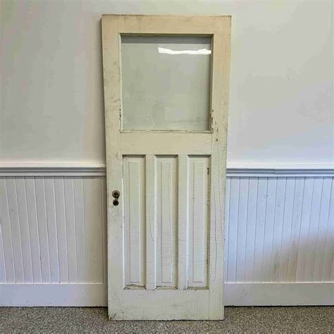 Vintage Exterior Glass Door – 31 1/2” wide - Historic House Salvage