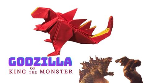 How To Make Paper Godzilla Step By Step Youtube