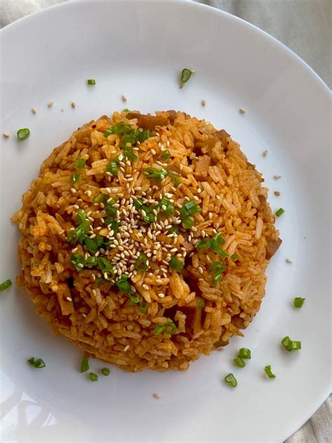 Spicy Kimchi Fried Rice 10 Min Brown Girl Vegan