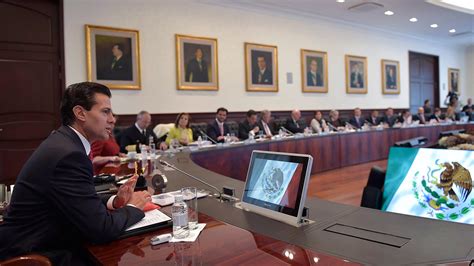 Reunión Con Integrantes Del Gabinete Presidencia De La República Epn