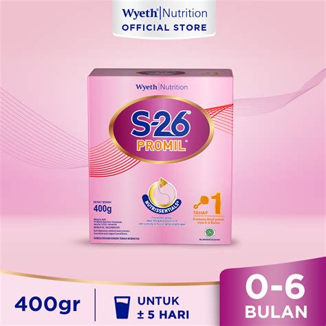 Jual S 26 Promil Tahap 1 Susu Formula Usia 0 6 Bulan Kotak 400 Gr