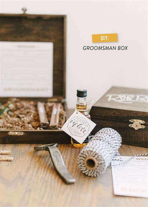 Will You Be My Groomsman Box DIY Saffron Avenue Be My Groomsman