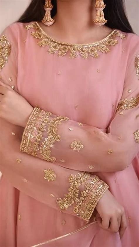 Light Hand Work Pakistani Fancy Dresses Simple Pakistani Dresses