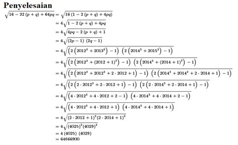 Matematika Online Latihan Olimpiade Matematika Part