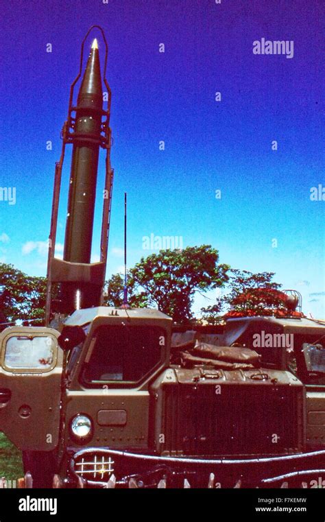 Mobile SCUD rocket launcher with missile Stock Photo - Alamy