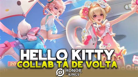 HELLO KITTY NO HONOR OF KINGS COLLAB TÁ DE VOLTA HELLO KITTY SKINS