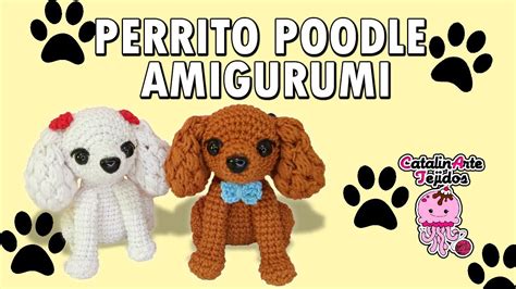 Perrito Poodle Amigurumi Catalinarte Tejidos Youtube