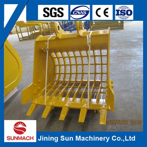 Optional Types Skeleton Sieve Screening Bucket With Teeth For