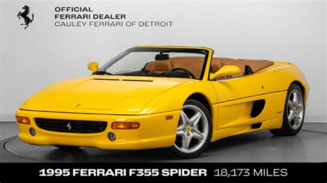 Ferrari F355 Spider In Giallo Modena YouTube